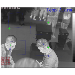 Stand alone Thermal PT network camera, temperature alarm, anti frost