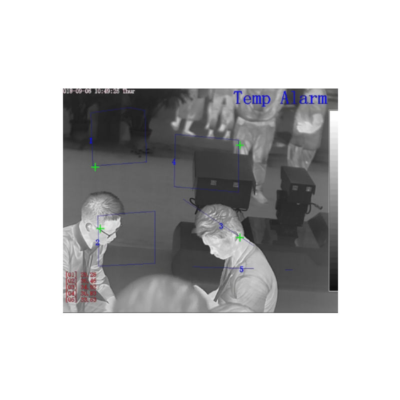 Stand alone Thermal PT network camera, temperature alarm, anti frost