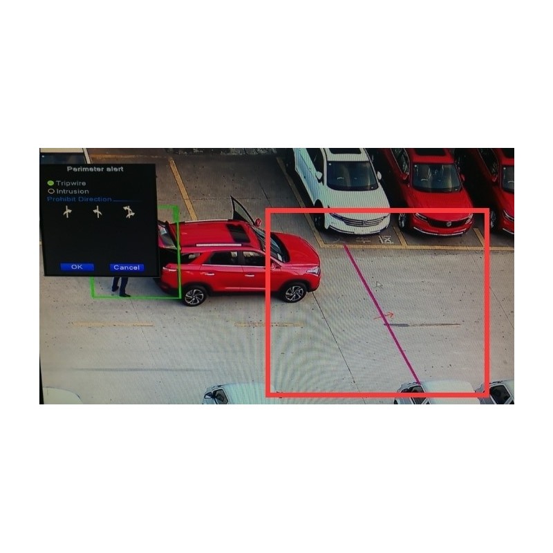 3MP bullet camera with alarm control, 1920x1080