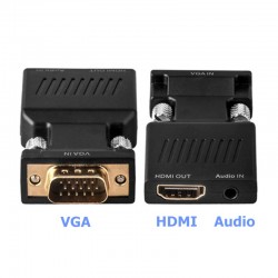 VGA to HDMI converter with audio