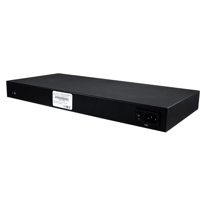 26-Ports industriel gigabit unmanaged switch. 1U 19" rackmount