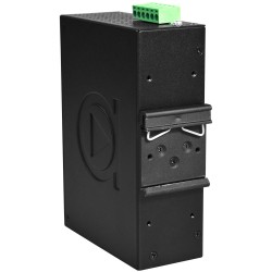 12-Ports industriel Gigabit PoE+ switch, 8 x RJ45, 4 x SFP, -40° to 75° C