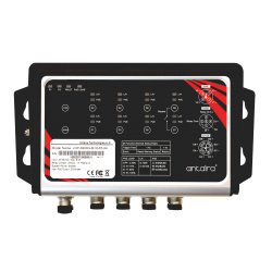 8-port industrial IP67 Gigabit PoE + switch, M12 connection (X-coded)
