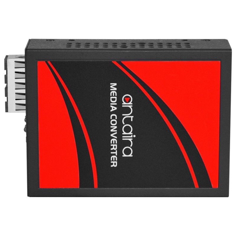 Mediekonverter RJ45 til fiber. RJ45 10/100/1000Mbit. Fiber 1000Mbit, SC, Multi Mode