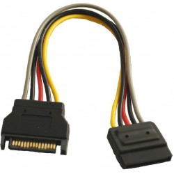 15 PIN SATA power cable extension