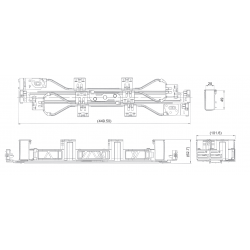 Pull-out rail for server with cable management