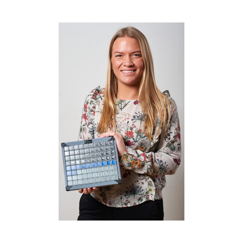 Tastatur - venstrehåndstastatur, handicapvenlige, mini, trådløse Bluetooth, vandtætte, industrielle, medico, metal, POS mm