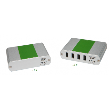 4-Port USB Extender - Boost Connectivity Up to 100 Meters