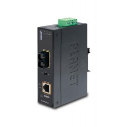 Mediekonverter 1000Mbit Multi Mode fiber SC, 10/100/1000Mbit RJ45, PoE+