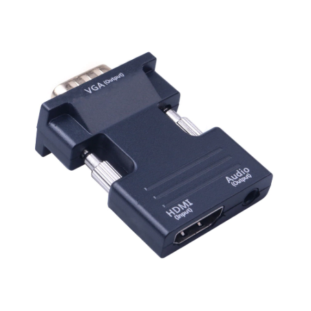 HDMI hun til VGA han adapter - med lyd og 1080P Plug and play