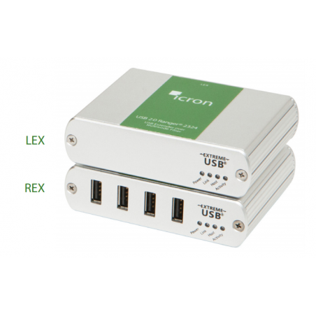 USB extension, 2.0, over fiber, up to 500m