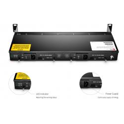 Cabinet, box for media converter, space for 12 media converter, Rack Mounting