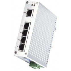 5 Port Unmanaged Industriel switch. 5 x 10/100Mbit. -25 - +70°C
