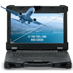 Industri Notebook, Ruggedized, Notebook Bærbar PC med RS232, multi Touch DURABOOK