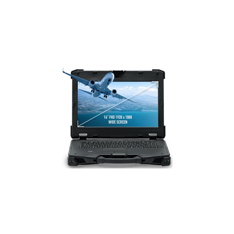 Industrial Notebook, Ruggedized, Notebook Portable PC with RS232, multi Touch DURABOOK