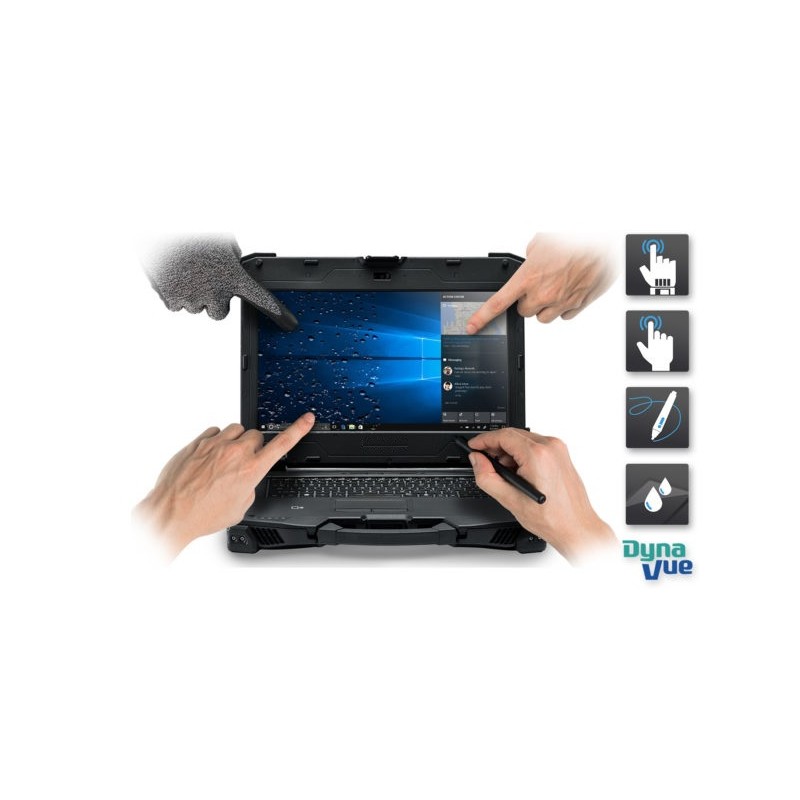 Industrial Notebook, Ruggedized, Notebook Portable PC with RS232, multi Touch DURABOOK