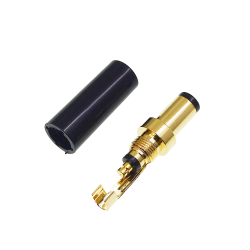 DC plug, flushed gold