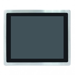 Industriel 17″ panel-pc i rustfrit stål – Core i, M.2-udvidelse, IP66/IP69K