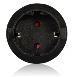 IEC 320 C14, Adapter, Schuko Hun, CEE7/4, 250V PDU til IEC-stik