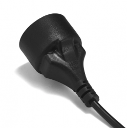 IEC 320 C14, Adapter, Schuko Hun, CEE7/4, 250V PDU til IEC-stik