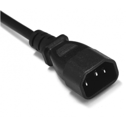 IEC 320 C14, Adapter, Schuko Female, CEE7/4, 250V PDU to IEC connector