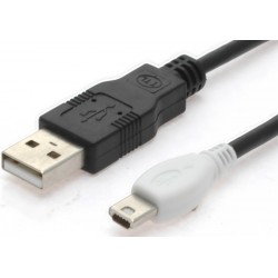 Mini USB kabel, A han – mini A han, 1,8 mforMini USB kabler