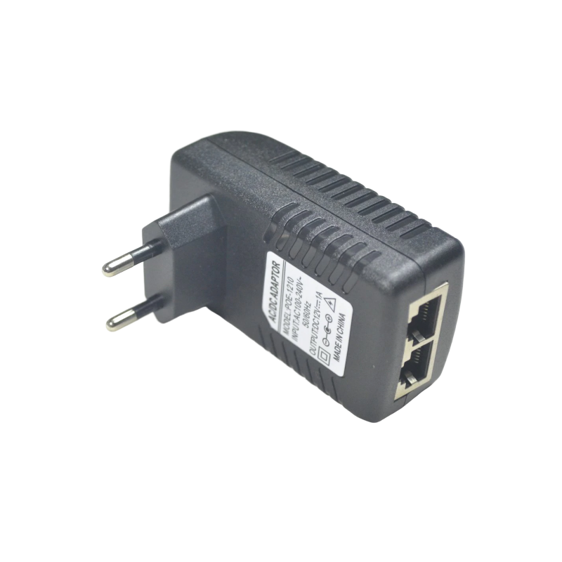 12VDC Passive PoE Injector with RJ45, POC