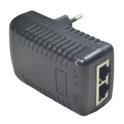 12VDC Passive PoE Injector with RJ45, POC
