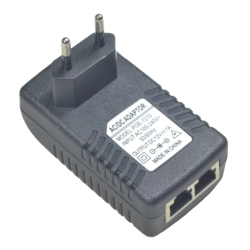12VDC Passive PoE Injector with RJ45, POC