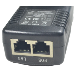 24V Passiv PoE injektor med RJ45, PoC