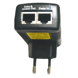 48VDC Passiv POE injektor med RJ45, PoC