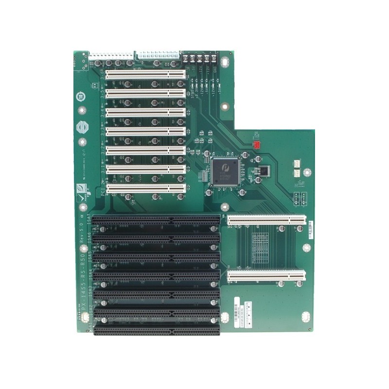 Alsidigt passivt buskort: 2x PICMG, 5x ISA, 7x PCI-slots