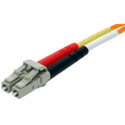 Fiberkabel, Multi mode, LC-LC, 25m, 62,5/125my, LSZH, Duplex med 2 LC stik i hver ende