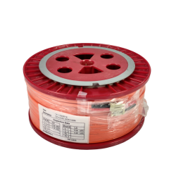 Fiberkabel, Multi mode, LC-LC, 100m, 62,5/125my, Orange, LSZH, Duplex