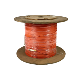 Fiberkabel, Multi mode, LC-LC, 600m, 62,5/125my, Orange, LSZH, Duplex