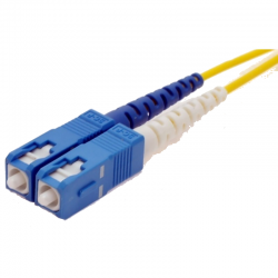 Fiberkabel, Single mode, SC-SC, 30m, 9/125my, Gul, LSZH, Duplex