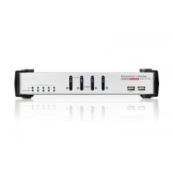 KVM omskifter - ethernet - KVM switch - 4 ports