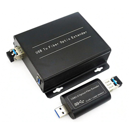 USB 3.0 Fiber Extender up to 250 meters, to SFP module,