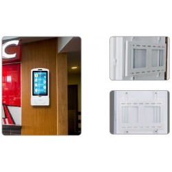 Information post with spritdispenser to the wall or floor - Danbit