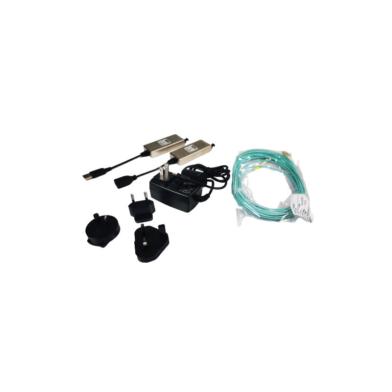 USB 2.0 Fiber Extender, LC Multi mode, 200m