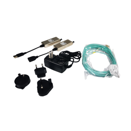 USB 2.0 Fiber Extender, LC Multi mode, 200m