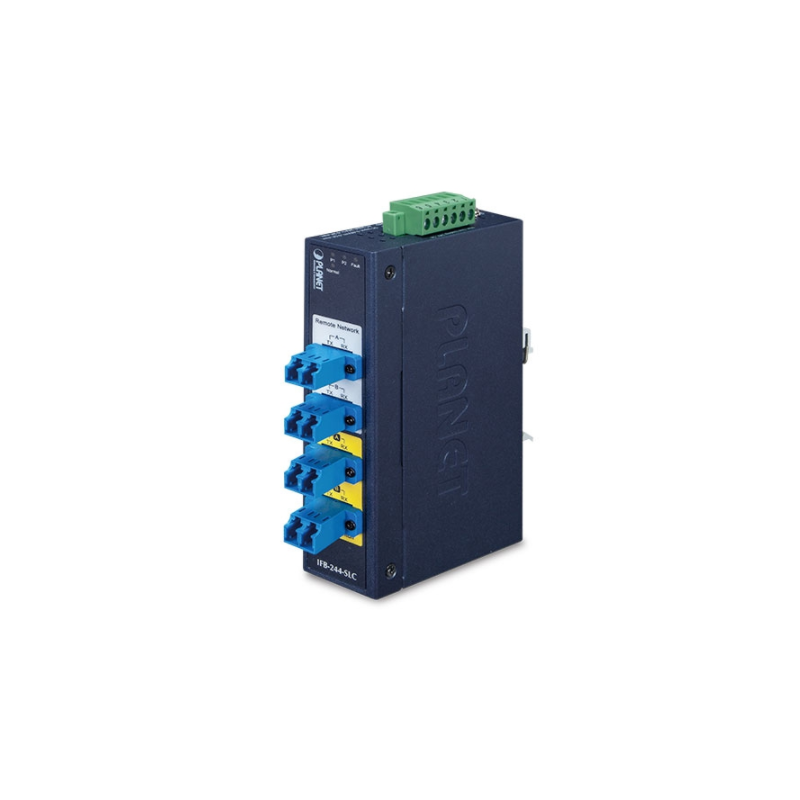 2 channel fiber optic bypass switch, up to 100Gbps, LC Single Mode, below 8 milliseconds