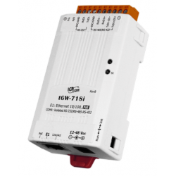 MODBUS/TCP Master/Slave til seriel RTU Slave/Master, Gateway, 1 x RJ45 1 x RS232/485/422 isoleret