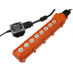 IP65 Robust Industri 8-knap kontakt til barsk miljø, olie- og kemikalie resistent