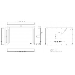 Panel PC med touch til sollys udendørs brug