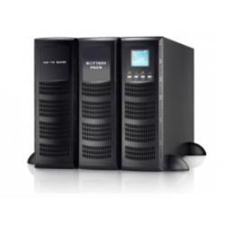 6kVA / 5,4kW Professional UPS with add-on battery boxes. On-line and real sinus. Rack / Tower