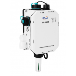 Miljøovervågningsstation til industrielle og udendørs installationer. CO2, partikler, temperatur, luftfugtighed.