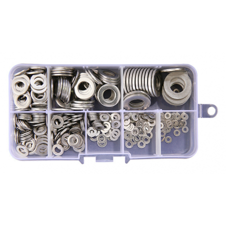 Washer set with 360 pieces (stainless steel) - Danbit