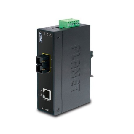 PLANET IFT-802T Mediekonverter RJ45 til fiber, RJ45 10/100Mbit, fiber 100Mbit Multi Mode, SC