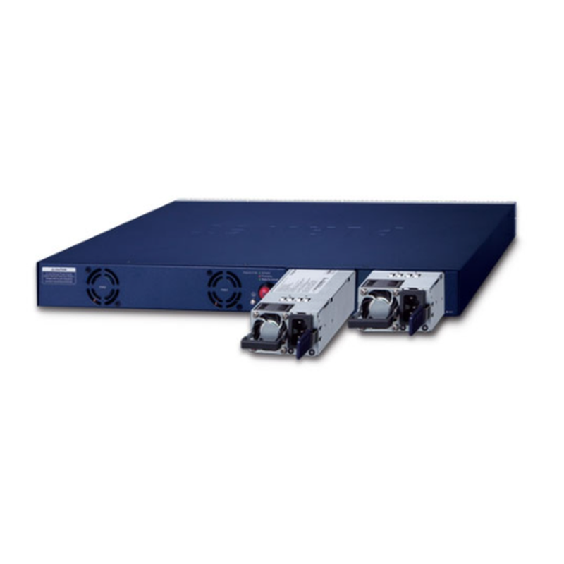 24 ports Gigabit switch 24 x 10/100/1000Mbit RJ45 med PoE++ 95W på alle 24 porte. 4 x Fiber porte. Managed switch